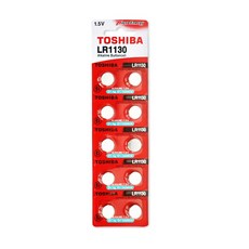 [버튼셀]도시바 TOSHIBA LR1130 포장 10개입 1.5V 50mAh, 1개