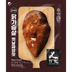 꼬기다 프리미엄 소스 닭가슴살, 100g, 10개, 옛날짜장맛