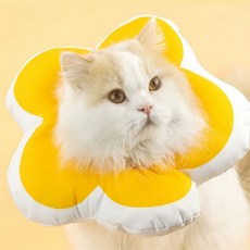 비워크 방수되는 UFO넥카라 반려견넥카라 강아지넥칼라 꽃모양넥카라, 핑크색 S