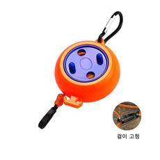 빨래줄 릴 줄 빨래 릴 건조대 빨랫 여행용 베란다 와이어 걸이 휴대용 캠핑용 세트, 2개, 오렌지-베이직타입
