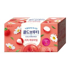 담터 콜드브루티 리치캐모마일, 1g, 20개입, 1개, 1g