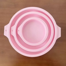 DFMEI 4 6 8寸硅膠蛋糕模彩虹慕斯戚風蛋糕分層烘焙圓形烤盤磨具耐高溫, 1個