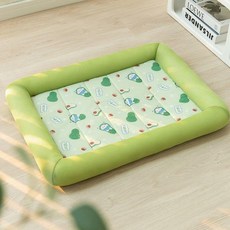 夏季寵物涼窩涼墊 小型犬貓窩 防水耐髒可水洗, 1個, S (30*40),天空藍