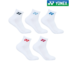 요넥스 배드민턴 양말 249SN003M 기획중목 세트 남성용 5켤레 스포츠양말 스매쉬스포츠