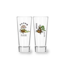 GOODFORIT 濱本峰松園日式啤酒杯組，台灣觀光主題設計，精緻玻璃啤酒杯，品味在地文化，送禮自用皆宜, 1個