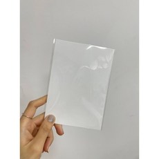 Fion 雪柔象牙卡卡片/賀卡 小卡/明信片 白色/米色 230磅 10.5x14.8cm 50張, 1個, A6用-透明OPP平口袋-50個