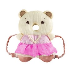 JoyBaby寶寶學步防摔枕 夏款透氣頭部防撞保護墊, 透氣咪咪熊-F, 1個