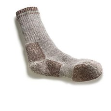 카라반 메리노 울 파일 삭스 / 메리노울 양말 남여공용 (Merino Wool pile Socks), 1개, 브라운