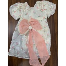 ArBea 女童連衣裙 兒童表演服 後背大蝴蝶結禮服裙