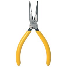 功夫 5吋電子尖嘴鉗 125mm KF-505 台灣製 釣魚工具 尖嘴鉗, 黃色