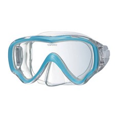 台灣品牌Problue 兒童矽膠單面鏡 MS-121 水肺潛水面鏡：舒適安全，視野廣闊，兒童潛水首選, 淡粉藍