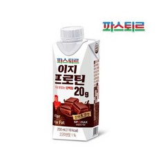 파스퇴르 이지프로틴 저당 초코, 250ml, 18개