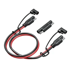 배터리 충전 케이블 SAE To 12V-36V 고속 연결 해제 연장 방수 태양 광 플러그 코드 자동차, 04 1m