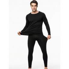 베라킴 따뜻한 초경량 남성 발열내복 상하세트1+1