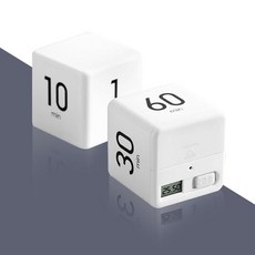 마켓다인 큐브 알람시계 게임타이머시계, 1-3-5-10분