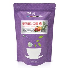 [본사직영] 다예 맛있는 로즈마리 자몽차 20티백 생분해 삼각티백, 3개, 20개입, 1g