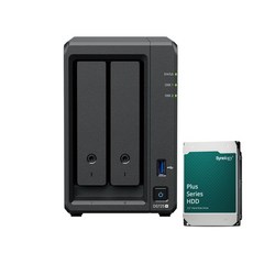 Synology 시놀로지 DS725+ (4TB) 4TBx1 HAT3300 하드 포함 2베이 NAS 초기설정 지원