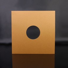 LP판 레코드판 종이 케이스 50장 엘피 종이백, 10인치 구멍 있음 브라운 레더 브라운 종이, 기본 모델명/품번