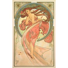 The Arts – Dance 아트포스터 감성선물 무하, 그림만(매트지), 42X65.91