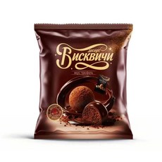 러시아산 레드벨벳 케이크 408g 새해 캔디 캔디 웨딩 샌드위치 케이크 캔디 초콜릿 선물, 1개, B. 트러플 초콜릿 맛 408g