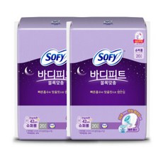 쏘피 바디피트 볼록맞춤 슈퍼롱 20P