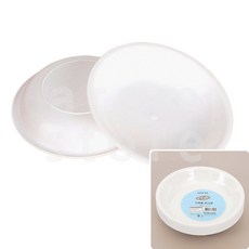 일회용반찬용기 1회용그릇 일회용 앞접시 식기 원형 접시 (12cm) 10P, 1개