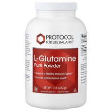 Protocol for Life Balance L-글루타민 Pure 파우더 454g, 1개, 453g