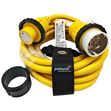 Parkworld 692019 쇼어 전원 어댑터 코드 마린 50A 플러그 SS2-50P, 25FT, 1개