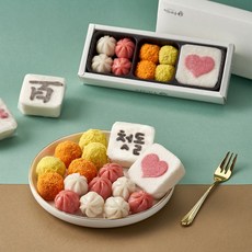 [떡보의하루 본사] 답례떡 초롬2호(하트) 전국150여개 매장 직접배달, 190g, 20개
