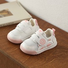 《寶貝不無聊》熊貓造型學布鞋 學步鞋 寶寶鞋 男童女童防滑軟底 春夏嬰幼兒童魔術貼兒童運動鞋