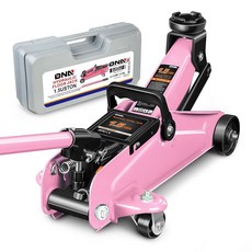 DNA 모터링 도구-00234 로우 프로파일 유압 트롤리 서비스/플로어 잭 2톤(4000파운드) 용량 팅 범위 5.1-13인치 블랙, Pink, 2 ton