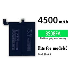 小米MIUI/黑鯊Black Shark4遊戲手機 BS08FA大容量手機電池, 1個, 4500mah