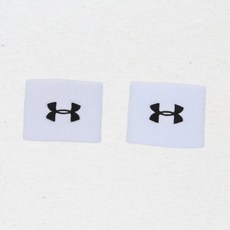 언더아머 UNDERARMOUR 남성 UA 3인치 퍼포먼스 손목 밴드2장 1276991-100 337530, 1개, OSFA(FREE)