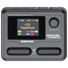 SONICAKE Pocket Master 超迷你口袋綜合效果器 公司貨 電吉他效果器 LOOP 破音 IR, 黑色, 1個
