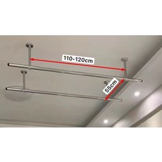 天花板晾衣桿/不銹鋼按摩用吊桿, 不鏽鋼