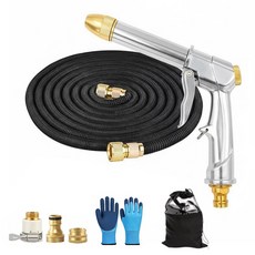 초강력 고압 금속분사기 + 매직호스세트, 블랙, 30m