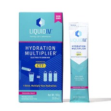 Liquid Iv 補水倍增電解質沖泡飲 羅勒果口味 16g, 10入