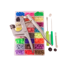 콘티S 티단추 기구 세트 펀치 만능 똑딱이 단추 가방부자재, 1개