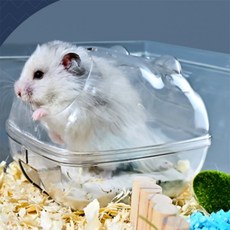 매일발견 케이지 햄스터케이스 햄스터하우스 햄스터은신처 투명은신처 아크릴쳇바퀴, 소, 1