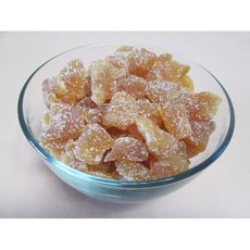 결정화된 설탕에 절인 생강 덩어리 - 무황 453.59 그램 Crystallized Candied Ginger Chunks-Unsulfured 1 pound, 1개, 1개입
