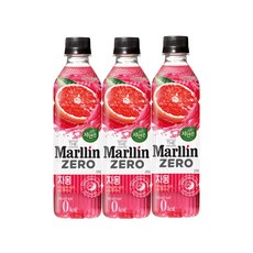 자연은 더말린 제로 자몽, 500ml, 10개