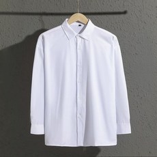 셔츠 남녀공용 깔끔한 와이셔츠 기본 무지