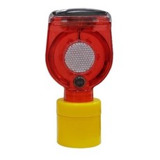 공사현장 태양광충전 깜박이 파이프용 위험 경고등 안전봉 휴대용경광봉 신호봉, 휀스용, 1개