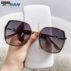 DFMEI 墨鏡女夏防曬防紫外線新款潮大臉顯瘦太陽眼鏡高級感偏光鏡