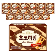 크라운 쵸코하임 47g x18(1박스), 18개