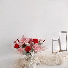 Floraflower 少女心乾燥永生花盆花 祝賀開幕入厝喬遷新居升遷禮盆花擺飾