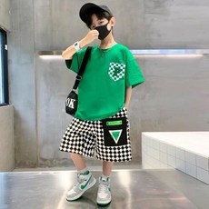 男童夏裝套裝 短袖兒童服飾