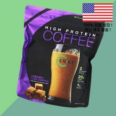 치크 뉴트리션 고단백 아이스 커피 캐러멜 14.8온스 420g Chike Nutrition High Protein Iced Coffee Caramel 14.8oz