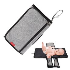 尿布袋 尿布包 防水包 隔尿墊 尿布收納袋 推車掛袋 新生兒收納 外出袋 防水袋 外出收納袋 寶寶 新生兒, A款尿布袋-花灰色/灰藍色