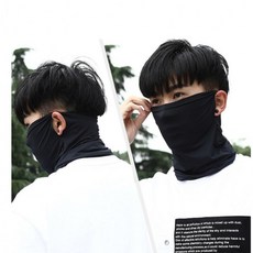 철통보안 페이스커버 귀걸이형 햇빛차단 쿨마스크 RD-12315, 화이트